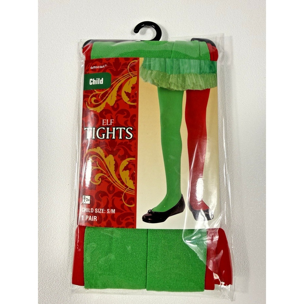 Elf Tights-Child S/M New in Packaging